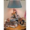 Image 1 : Sculpted Native American Table Lamp with Eagle and Warrior Figures