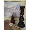 Image 5 : Decorative Gift Set Lot Including Candle Holders, Trinket Box, Framed Print