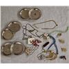 Image 1 : Jewellery And Six Silver-Plated Coasters