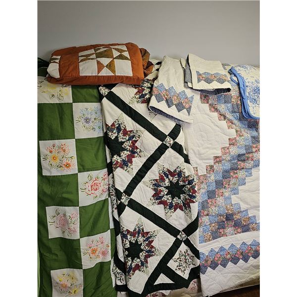 Handmade Quilts and Patchwork Pillow