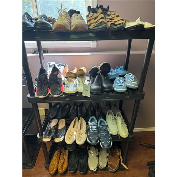 Pairs of Men's and Women's Shoes and Sandals