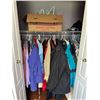 Image 1 : Jackets, Shirts, and Hangers Closet Lot