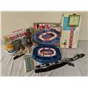 Image 1 : Lot: Board Games, Fujifilm Film, Bell, Guitar Strap, Figurines