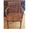 Image 1 : Wooden Bankers-Style Armchair