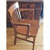 Image 2 : Wooden Bankers-Style Armchair