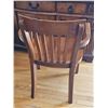 Image 3 : Wooden Bankers-Style Armchair