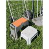 Image 2 : Utility Carts and Step Stools Lot