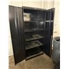 Image 2 : L1 - Uline heavy duty steel storage cabinet - 4 Shelves - w/ keys