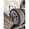 Image 4 : L1 - 4pc OEM Tesla wheels w/ Continental Pro-Contact 235/45R19 Tires