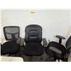 Image 1 : L1 - 4pc - Rolling adjustable height office chairs