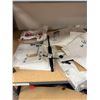 Image 2 : L1 - Rack & contents including brand new OEM Tesla shrouds & windshield wiper arms