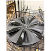 Image 1 : L1 - Contents of rack including OEM Tesla Wheel Covers (2 Styles)