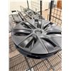 Image 2 : L1 - Contents of rack including OEM Tesla Wheel Covers (2 Styles)