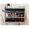 Image 1 : L2 -  Wall-Mounted Metal Storage Cabinet with Shop Supplies, WÃ¼rth Cleaners & Shop Aerosols