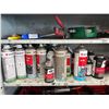 Image 2 : L2 -  Wall-Mounted Metal Storage Cabinet with Shop Supplies, WÃ¼rth Cleaners & Shop Aerosols