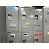 Image 2 : L2 - 3-Tier / 9-Door Heavy-Duty Steel Employee Storage Lockers