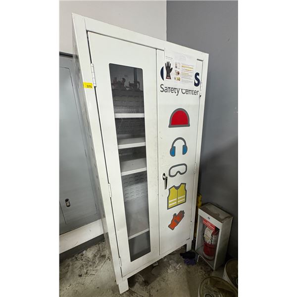 L2 - Commercial 2-Door Steel PPE / Safety Center Supply Cabinet w/ Viewing Window