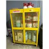 Image 1 : L2 - Uline Heavy-Duty Mesh Gas Cylinder & Propane Safety Storage Cabinet (contents not included)