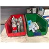 Image 2 : L2 - Contents of workbench including residue remover, suspension components, metal cans, etc.