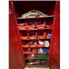 Image 1 : L2 - Contents of cabinet including grease gun, OEM Tesla hardware, misc. tools, etc.