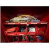 Image 2 : L2 - Contents of cabinet including grease gun, OEM Tesla hardware, misc. tools, etc.
