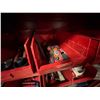 Image 6 : L2 - Contents of cabinet including grease gun, OEM Tesla hardware, misc. tools, etc.