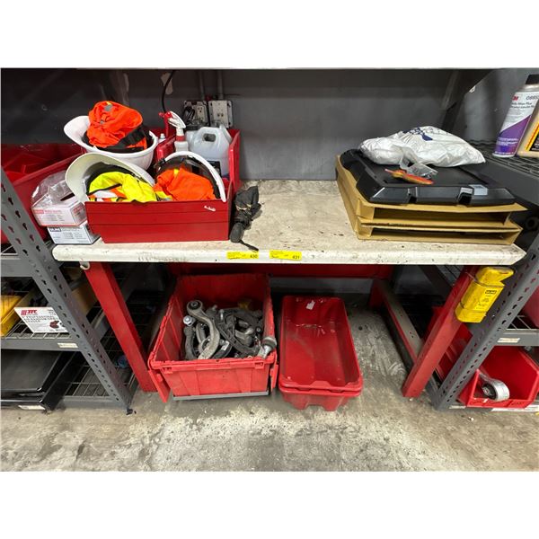 L2 - Contents - PPE Equipment, suspension components, bins, dolly, etc.