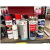 Image 2 : L2 - 2 Shelves - AC flush solvents, Wurth cleaning aerosols, spray paint, filters, etc.
