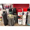 Image 3 : L2 - 2 Shelves - AC flush solvents, Wurth cleaning aerosols, spray paint, filters, etc.