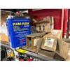 Image 4 : L2 - 2 Shelves - AC flush solvents, Wurth cleaning aerosols, spray paint, filters, etc.