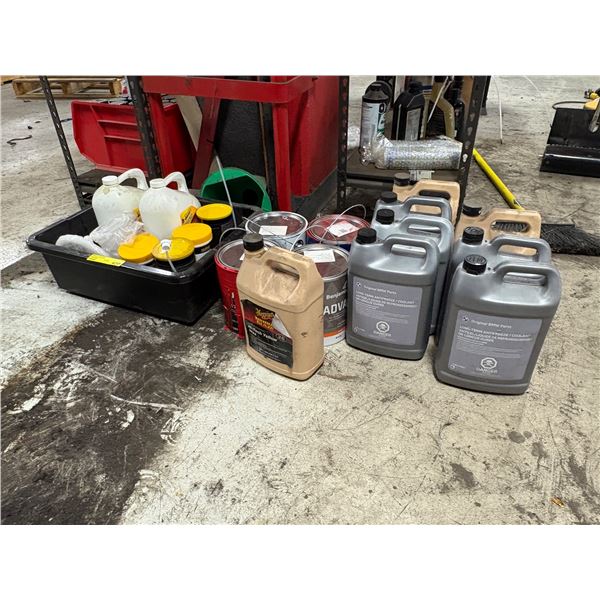 L2 - Group - Antifreeze, multi-use cleaner, paint, lubricants, etc.