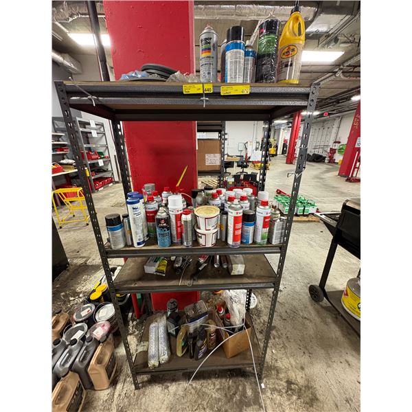 L2 - Contents - Cleaning & lubricating aerosols, solvents, grease, etc.