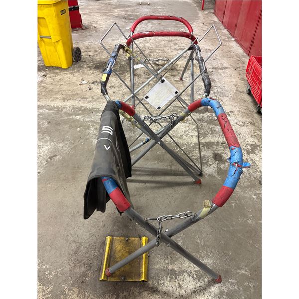 L2 - x3 multiuse folding glass & parts racks