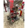Image 2 : L2 - Wire steel rolling rack w/ tilted shelves - 48x24x70"