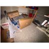 Image 1 : L2 - BNIB cabinet, wire racking accessories, cardboard boxes, etc.