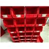 Image 3 : L2 - Group of Red Plastic Stacking Bins