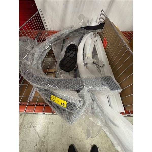 L2 - OEM - Brand New Tesla Model X Front Right Hand Fender Garnish Assembly, Model Y Carbon Fiber Sp