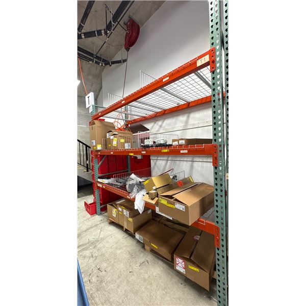 L2 - Steel Warehouse Racking - 2 Uprights / 6 Beams / Mesh Decking