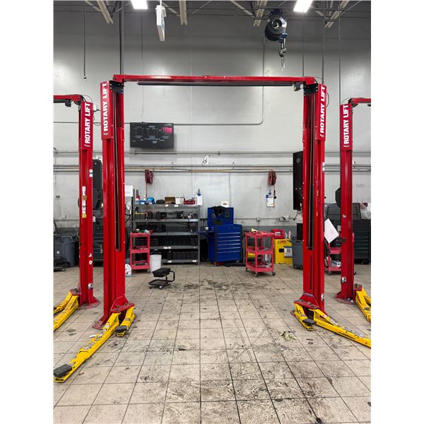 L3 - Rotary Lift 2 Post 7,000lb Car Hoist w/ Shockwave Technology System - Tested 