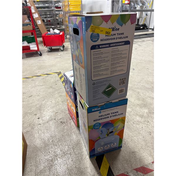 L2 - 3pc Helium tank for filling balloons