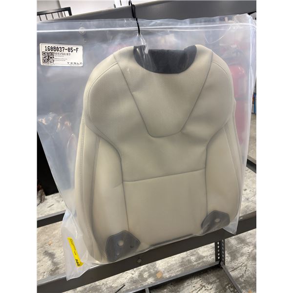 L2 - BNIB OEM Tesla Model S/X White LH Seat Cover - Part#:1608037-05-F