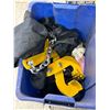 Image 2 : L2 - Group - Black plastic bins & overhead clamp