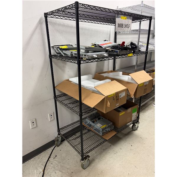 L2 - Rolling Uline adjustable racking - 84x24x70"