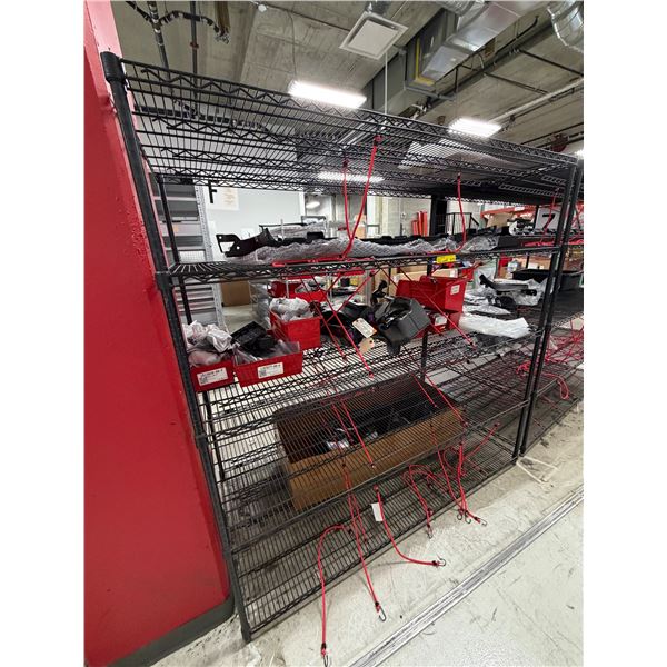 L2 - Rack and contents - Includes Cyber Truck Steering Column, Model 3 HVAC PTC Service Assembly, Mo