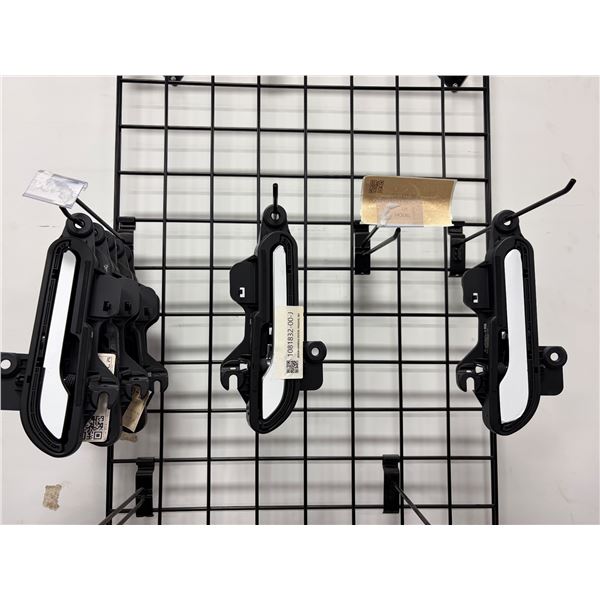 L2 - Group of Approx 6 Various Tesla Door Handles includes Model 3 Door handle Right hand 1081832-00