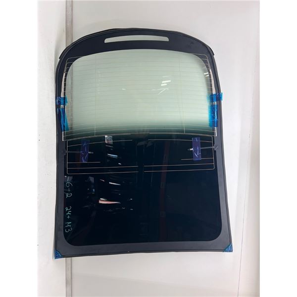 L2 - 3pc Tesla Model 3 Rear Glass Roof / Backlite Window Assembly with Antenna - OEM P/N: 1770888-00