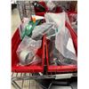 Image 2 : L2 - Steel wire rack & contents including phone dock, panels, Cybertruck wheel covers, etc.