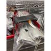 Image 4 : L2 - Steel wire rack & contents including phone dock, panels, Cybertruck wheel covers, etc.