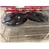 Image 5 : L2 - Steel wire rack & contents including phone dock, panels, Cybertruck wheel covers, etc.