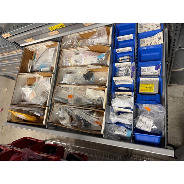 L2 - Drawer set contents of BNIB OEM Tesla Misc. parts & hardware